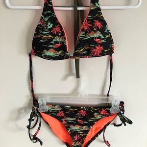 Black and Neon Bikini